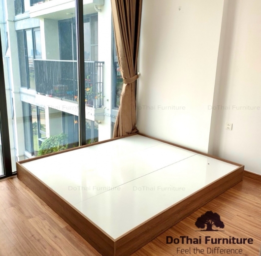GIƯỜNG NGỦ MDF - KHÔNG ĐẦU - MẪU BỆT / R20