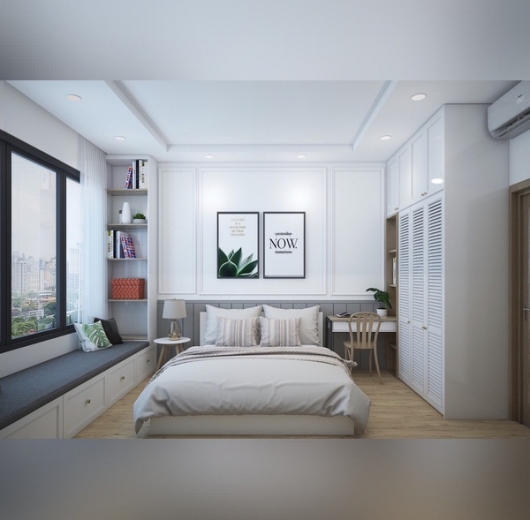 Combo Phòng Ngủ Gỗ Mdf / Sơn - CBS1