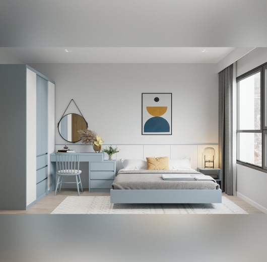 Combo Phòng Ngủ Gỗ Mdf / Sơn - CBS2