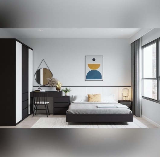 Combo Phòng Ngủ Gỗ Mdf / Sơn - CBS5