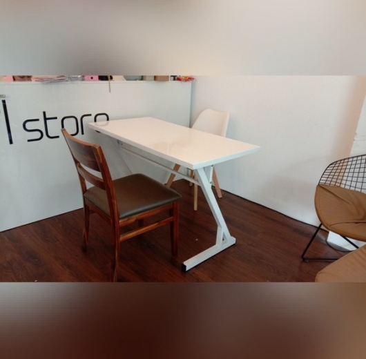 Bàn Làm Việc Simple Gỗ Caosu Dày / Chân K