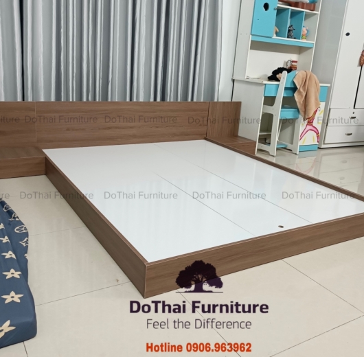 GIƯỜNG NGỦ MẪU THẤP - KÈM BỤC / R12
